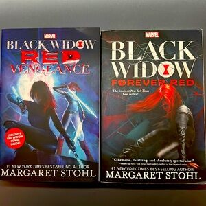 Black widow books set of 2. Both new. Black widow forever red and vengeance